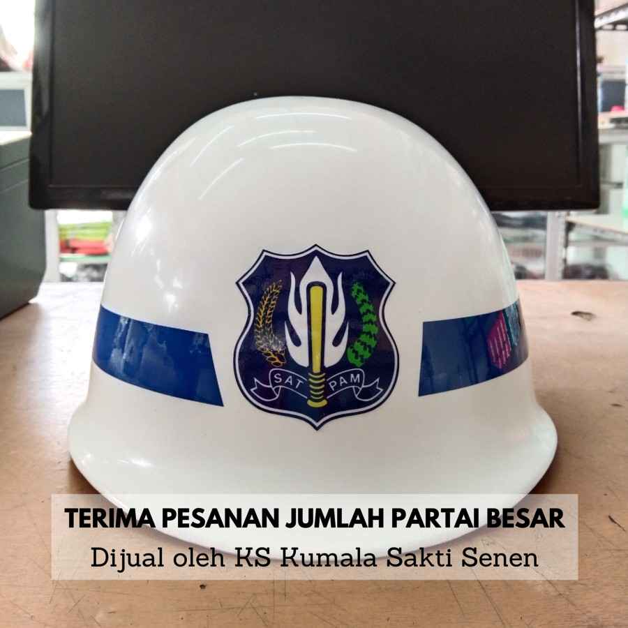 Helm Logo Satpam / Security